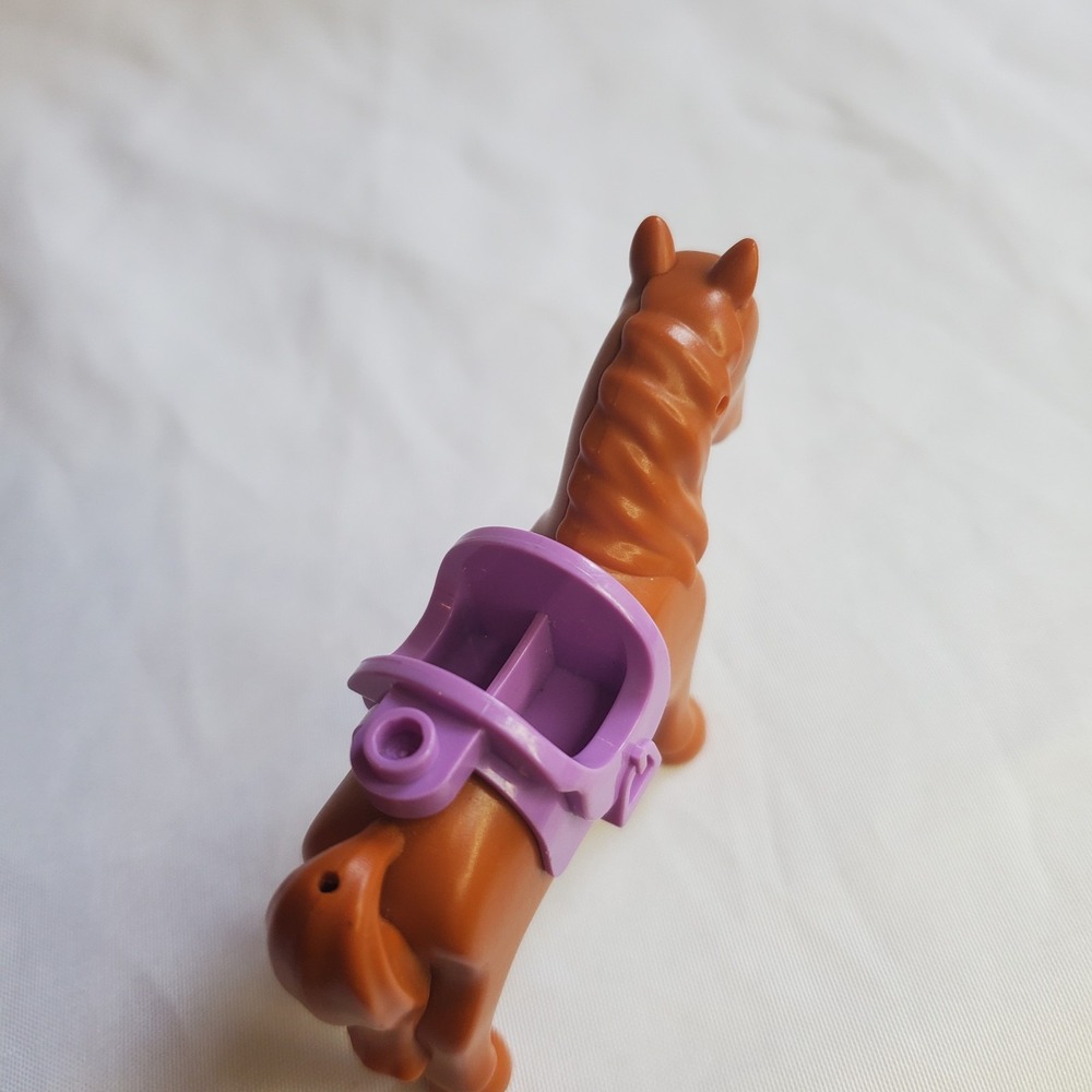 Lego Friends Brown Horse And Purple Saddle - Picture 5 of 6
